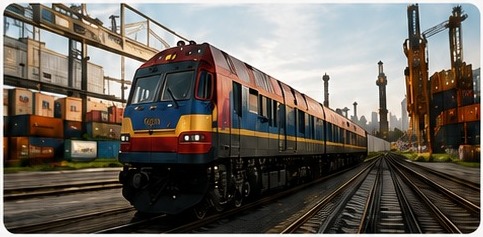 Rail freight train